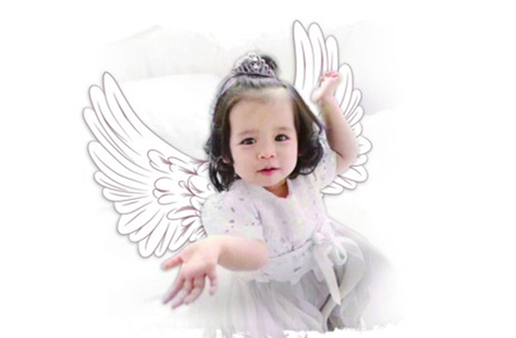 網上悼念:九月天使 愛留人間 這束花送給你!