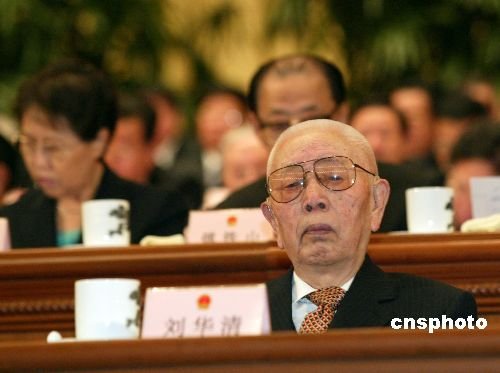 劉華清資料圖。 中新社發 滿會喬 攝