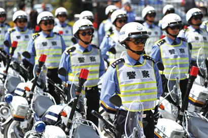 青島交警配發300輛新摩托 最高時速可達160公里