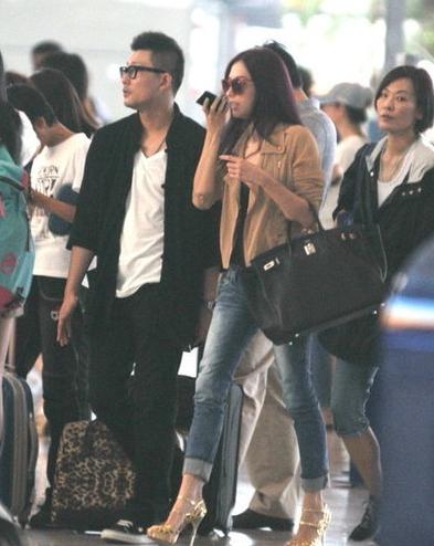 張柏芝現機場無人識