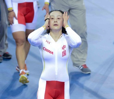 中國自行車奧運首金得而復失 郭爽/宮金杰犯規