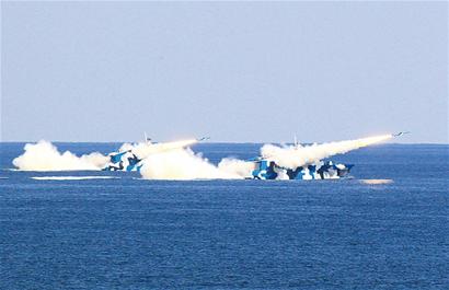 北艦精銳力量聯合對抗訓練