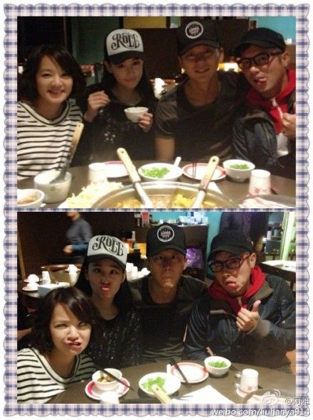 李晨張馨予風波后恩愛合影破分手傳聞(圖)