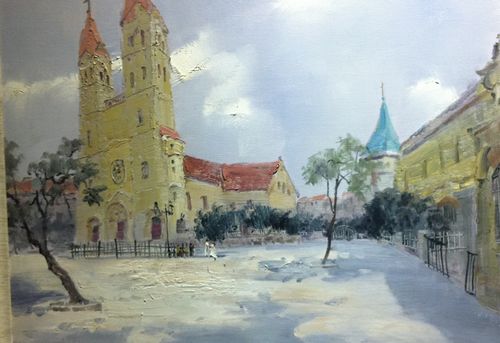 曬油畫中的經典青島 也許你家就在畫里