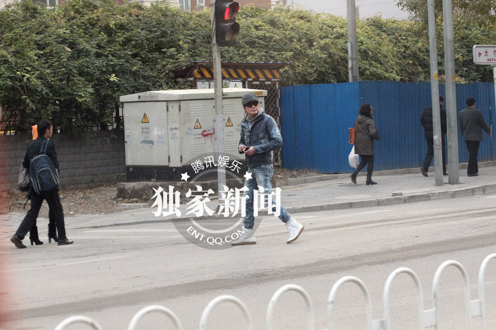 蘇巖孕后首現身羅嘉良陪同