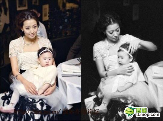 星二代長相被網友吐槽 金喜善后悔公布孩子照片