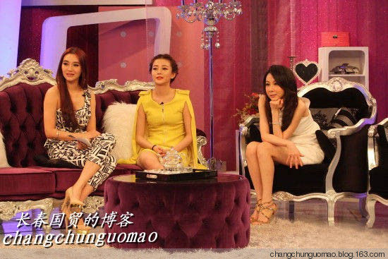 愛戴在錄影現場