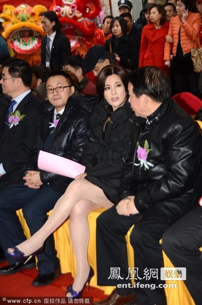 劉曉慶撈金頻與老總貼面熱聊