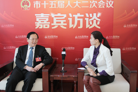 王久軍專訪:打造宜業宜居幸福市南 王久軍專訪:打造宜業宜居幸福市南