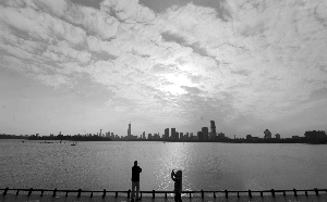 1月2日，南京空氣還不錯 現代快報記者 趙杰 攝