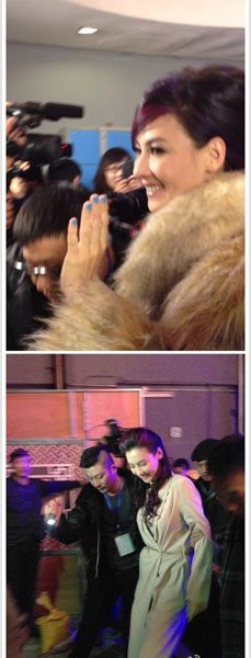 張柏芝今年欲登遼視春晚 會本山大叔吃火鍋