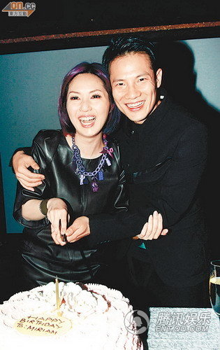 楊千嬅39歲生日宴內場曝光 老公送熊抱眾星捧場