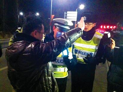 春節青島查獲酒司機 春節青島查獲酒司機