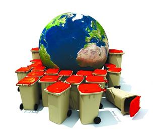 八成居民丟垃圾“對色入座” 八成居民丟垃圾“對色入座”