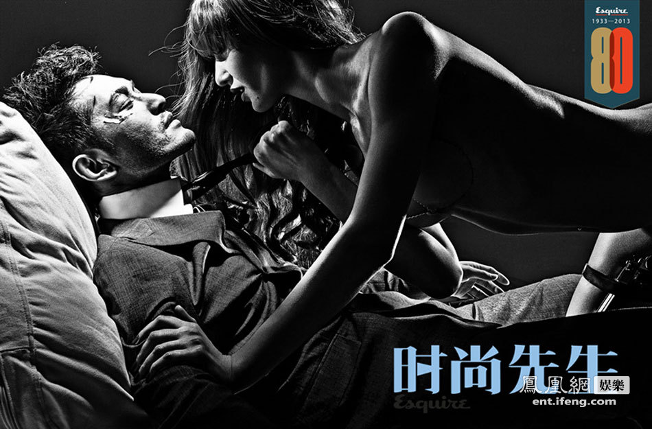 黃曉明帶傷登封面 裸模出鏡尺度大膽