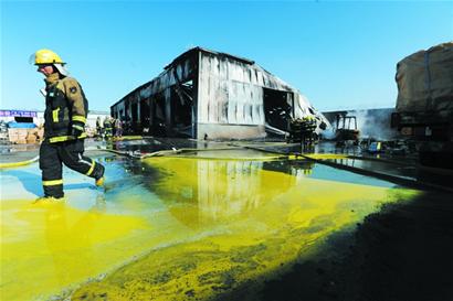 倉(cāng)庫(kù)起火農(nóng)藥爆燃 倉(cāng)庫(kù)起火農(nóng)藥爆燃