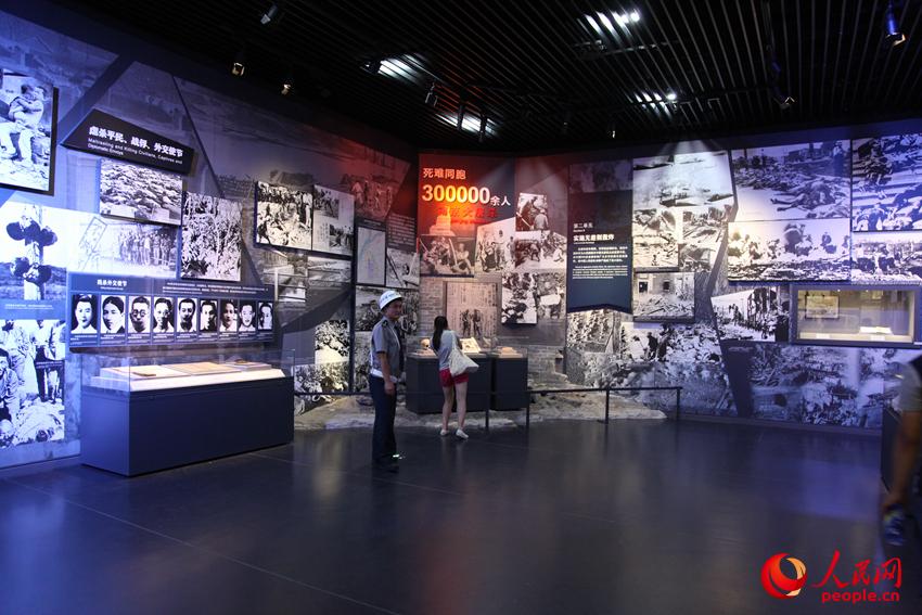 南京大屠殺展廳。邱越攝