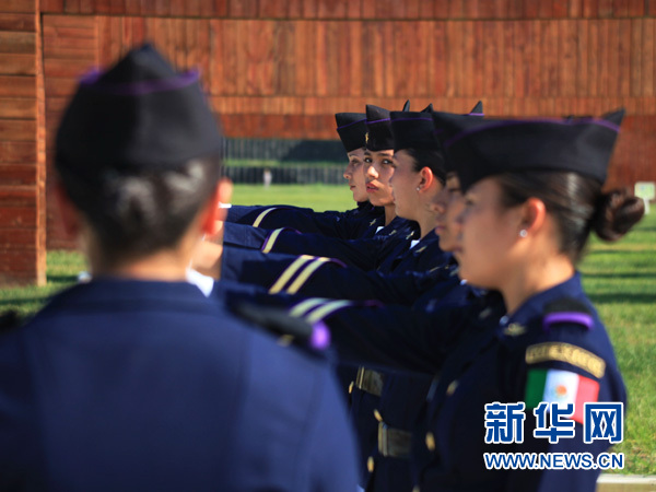 外國參閱軍人積極訓練迎接“9·3”閱兵