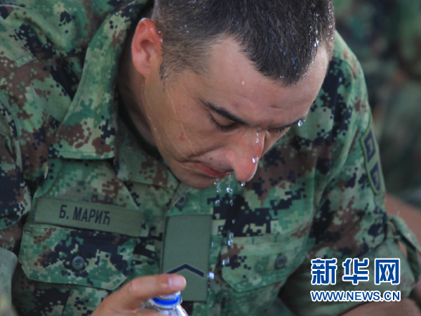 外國(guó)參閱軍人積極訓(xùn)練迎接“9·3”閱兵 外國(guó)參閱軍人積極訓(xùn)練迎接“9·3”閱兵