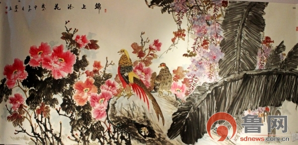 農民成為專業畫家作品遠銷國外