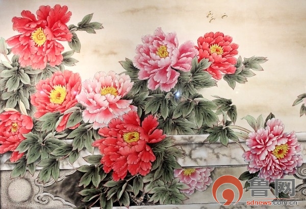 農民成為專業畫家作品遠銷國外